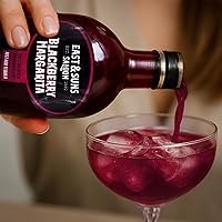 Vista 5 de East & Suns Saloon BlackBerry Margarita - Botella de infusión con colador - Mezcladores de bebidas prémium para cócteles