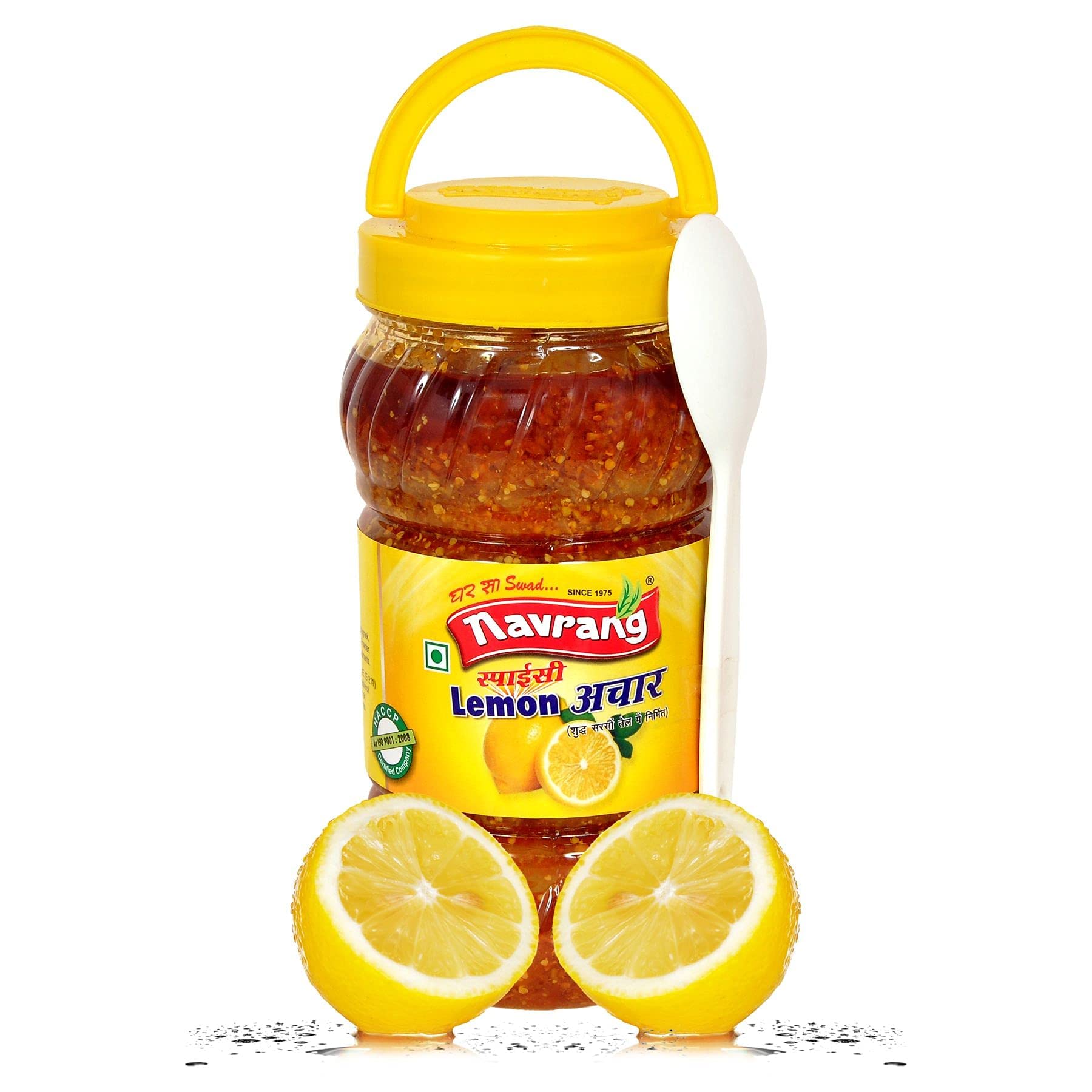 Navrang Homemade Nimbu Ka Achar 1kg Natural Lemon Pickle Ghar sa Swaad Tangy and Spicy with Indian Taste No Artificial Colours Traditional Taste and Made with Pure Mustard Oil (B09DGK3Z6V) Amazon Price History, Amazon Price Tracker