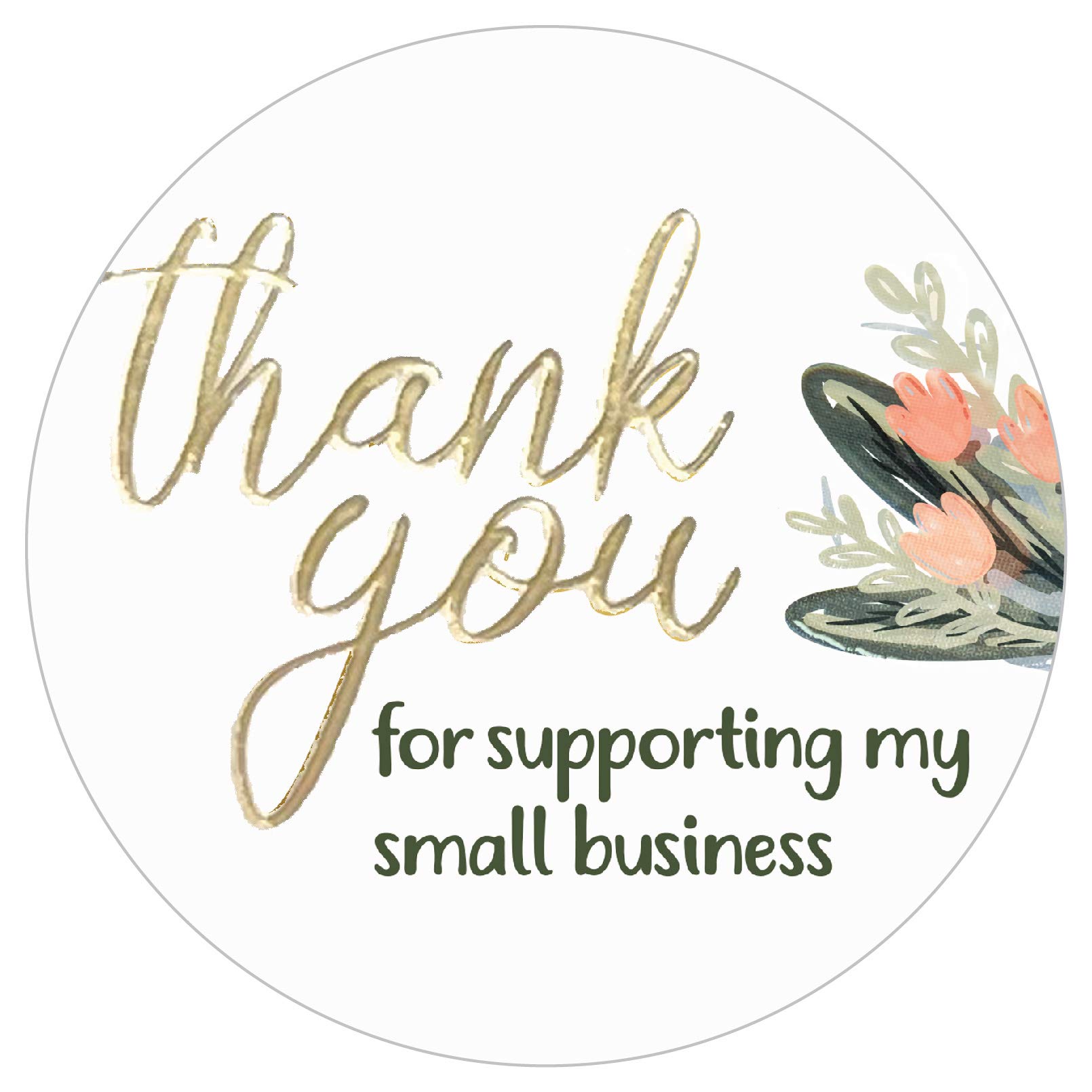 thank you for supporting my small business sticker