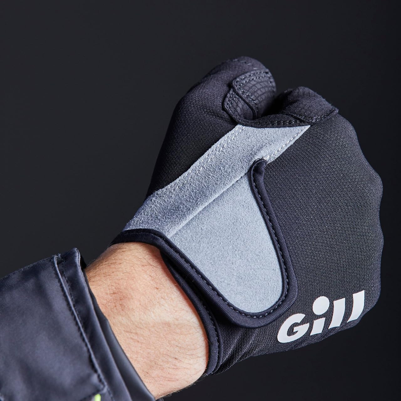Gill Junior Deckhand Long Finger Sailing Gloves 2022 - Black
