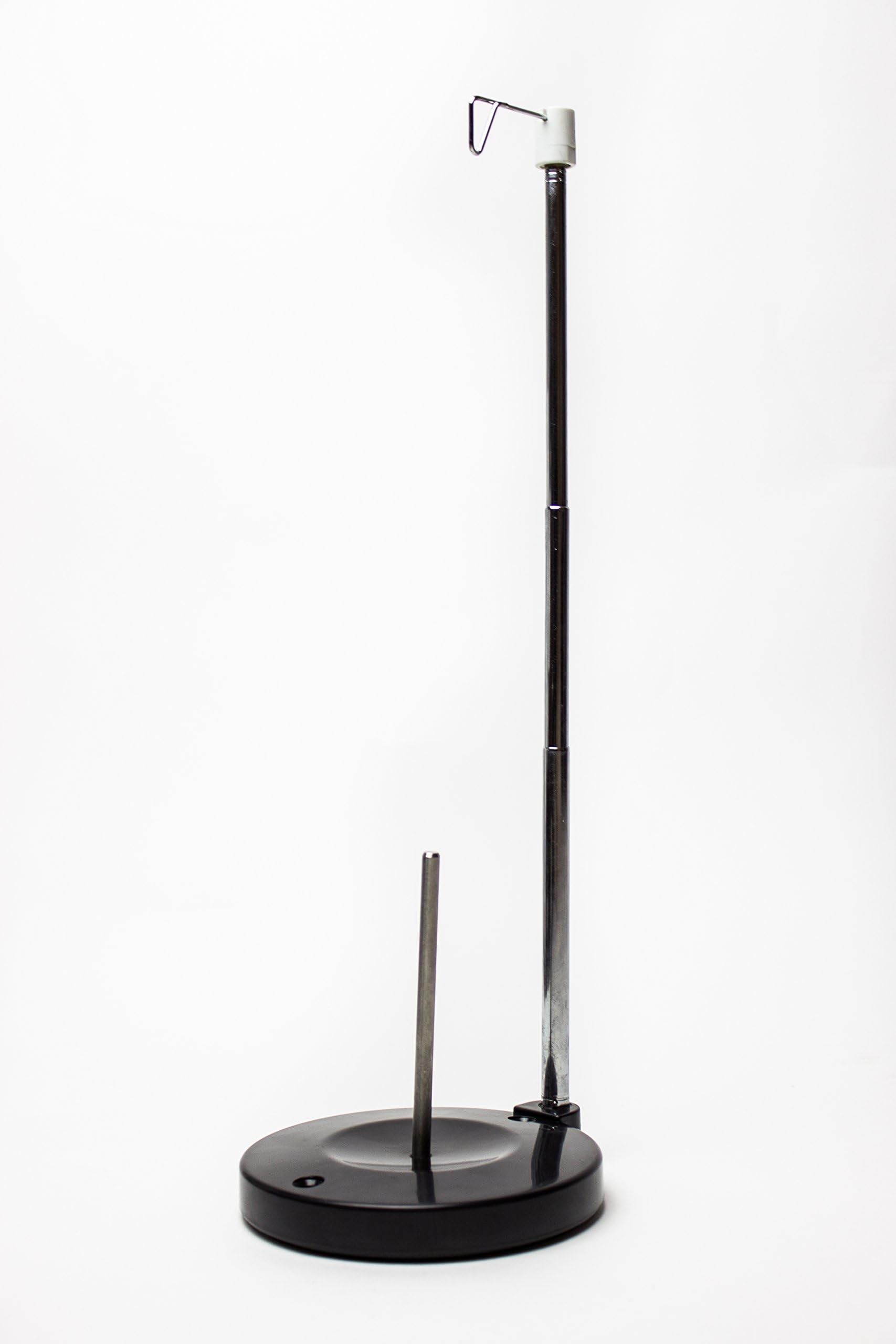 Embroidex Adjustable Single Thread Spool Holder – Stand alone Embroidery, Sewing or Quilting Thread Holder or Stand – Ensures Smoother Feed = Heavy Plastic Base