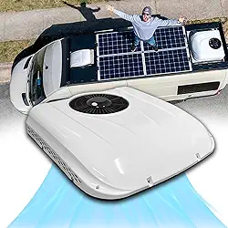 Ar condicionado de telhado 12 Volts, 12000BTU Unidade AC 2 em 1, ar condicionado de teto de 12 V para trailer, van, caravana, motorhome, ônibus etc
