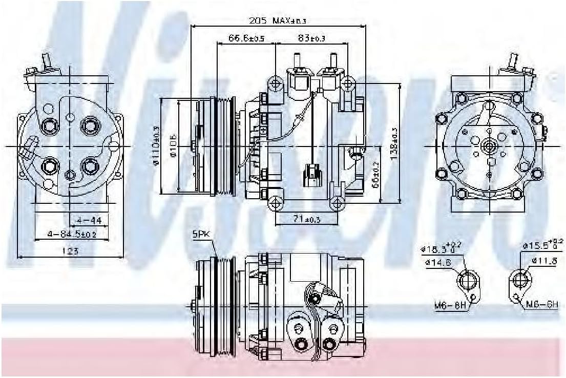 Nissens 89235 Compressor, air conditioning