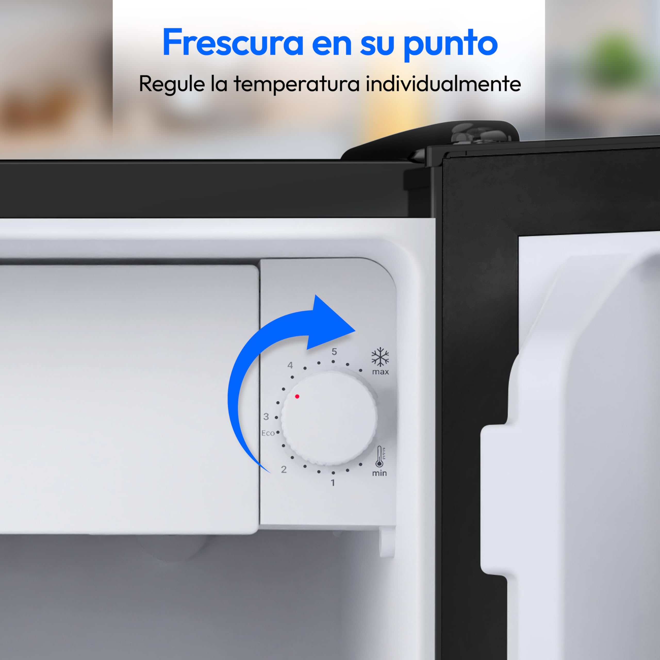MEDION Mini frigorífico con cerradura y congelador 42 L, silencioso pequeño frigorífico para oficina hotel minibar camping gaming, bebidas alimentos hielo, puerta reversible, MD 370001 negro
