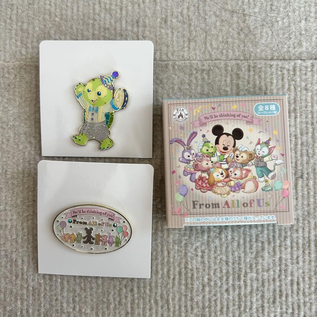海外ディズニー ピンバッジ ピントレ ダッフィー オルメル ズートピア DLP