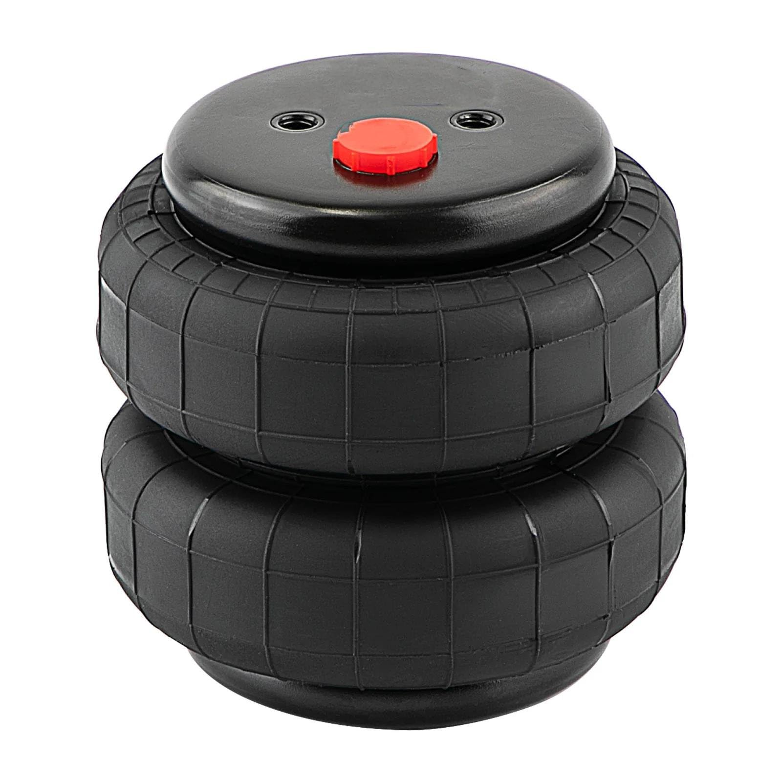 Lot 2 Ressorts Pneumatiques Pour Suspension Pneumatique Capacité De 2 500 Lb, Avec 1/2 Po NPT Pour Chevrolet Pour Silverado