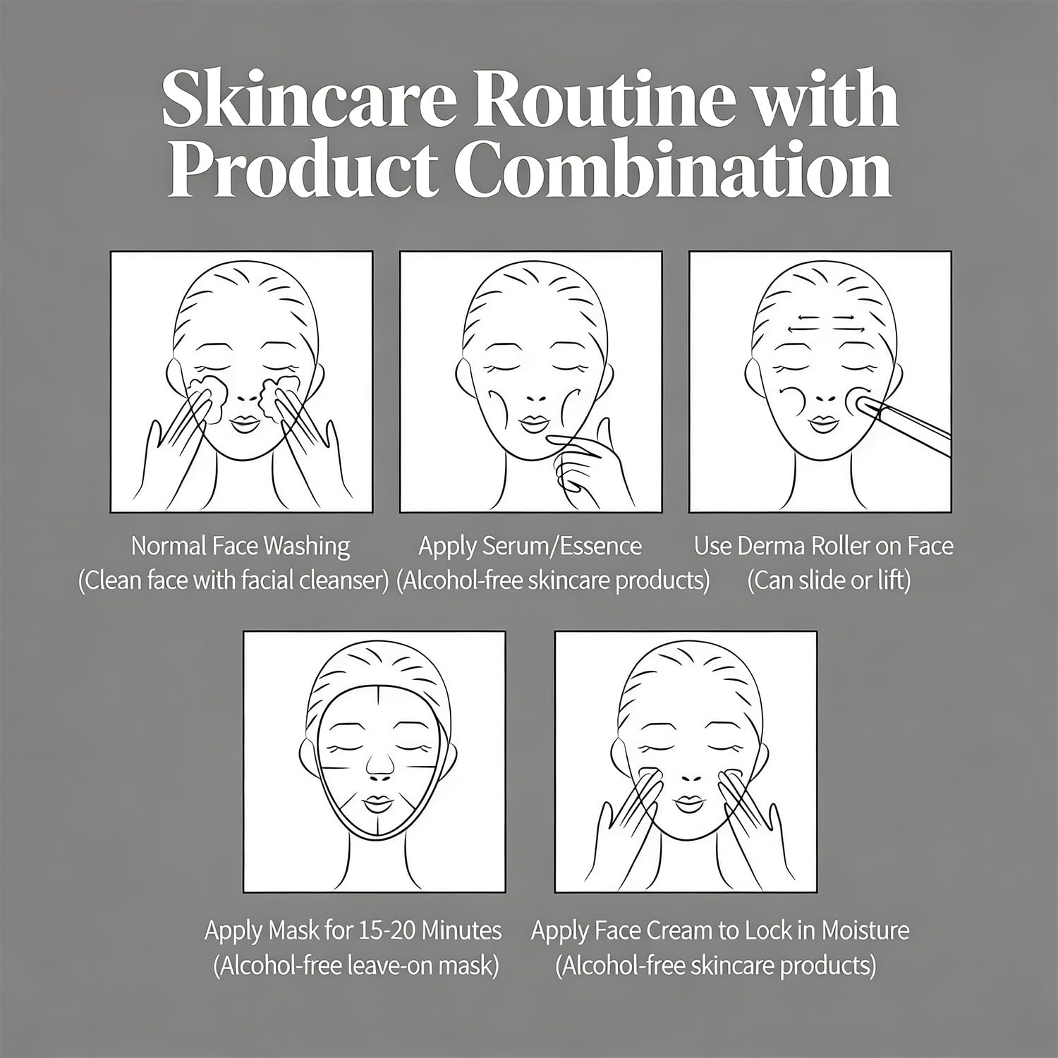 Derma Roller Pen 0.25mm At Home Use, Microneedling Pen Beauty Tool for Hair Face Scalp Beard Skin Care For Men & Women