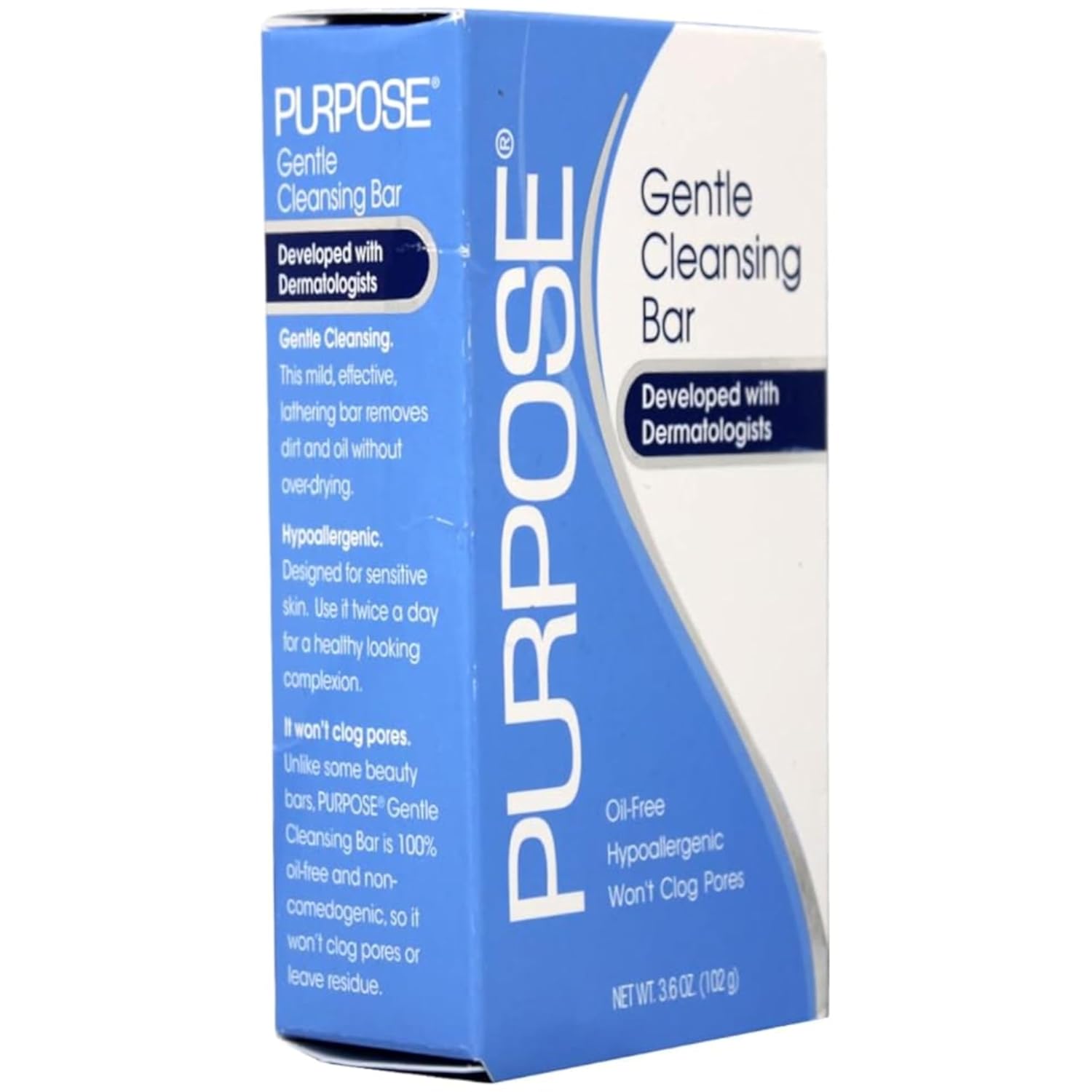 Purpose Gentle Cleansing Bar 3.6 OZ (PACK OF 2) : Facial Scrubs : Health & Household