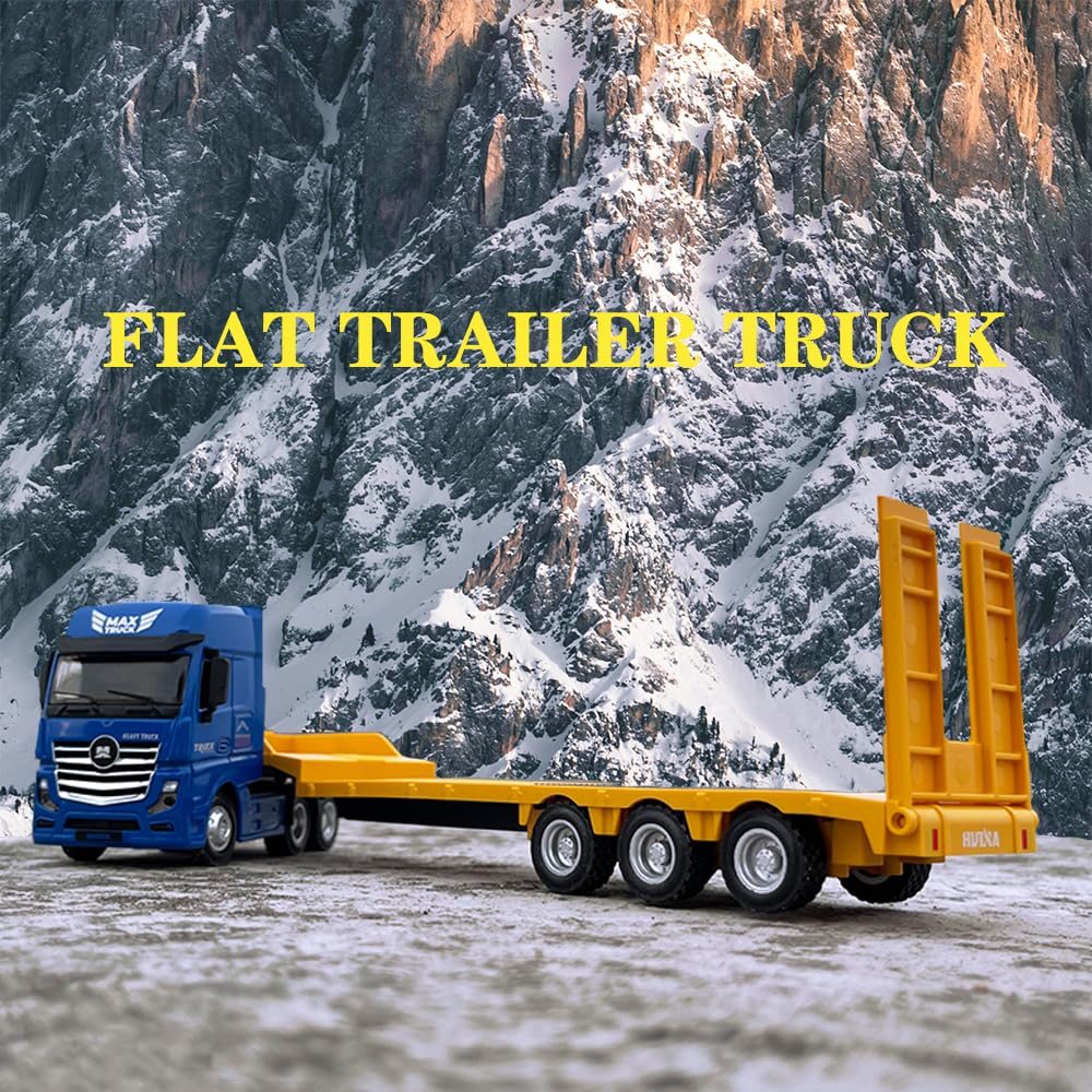 Amazon.co.jp: Ailejia フラットベッドトラックトレーラー車両