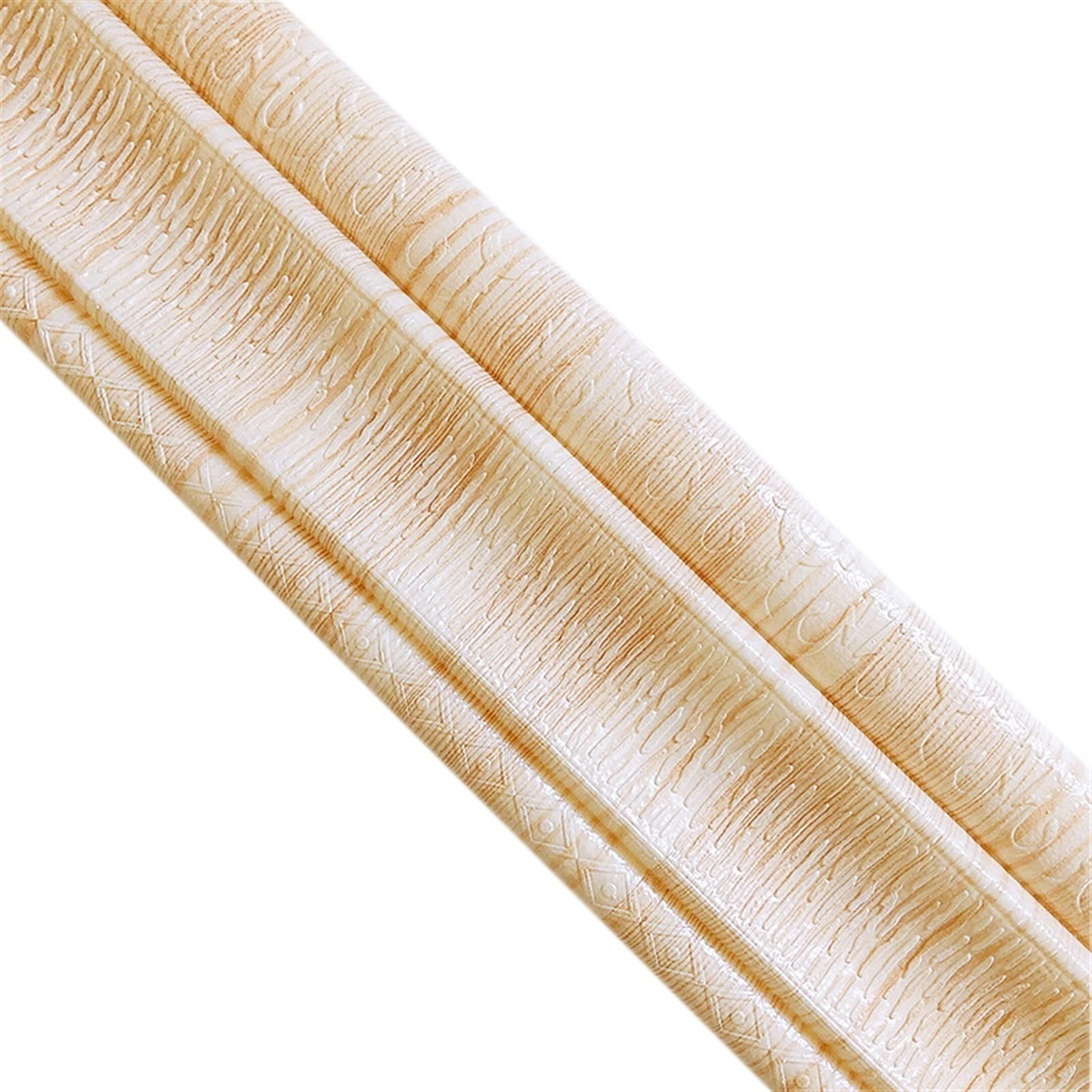 KFGISD, 15ft Wallpaper Wall Panels Peel Off and Stick for Bathroom/Living Room Ceiling Border Door Frame Waist Line,Wallpaper Borders(Beige)