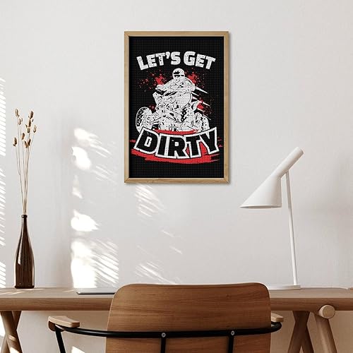 Miniatura 5 de Cross Dirty Bike Diamond Art Painting Kits Full Square Drill DIY Picture Art Crafts for Home Wall Decor