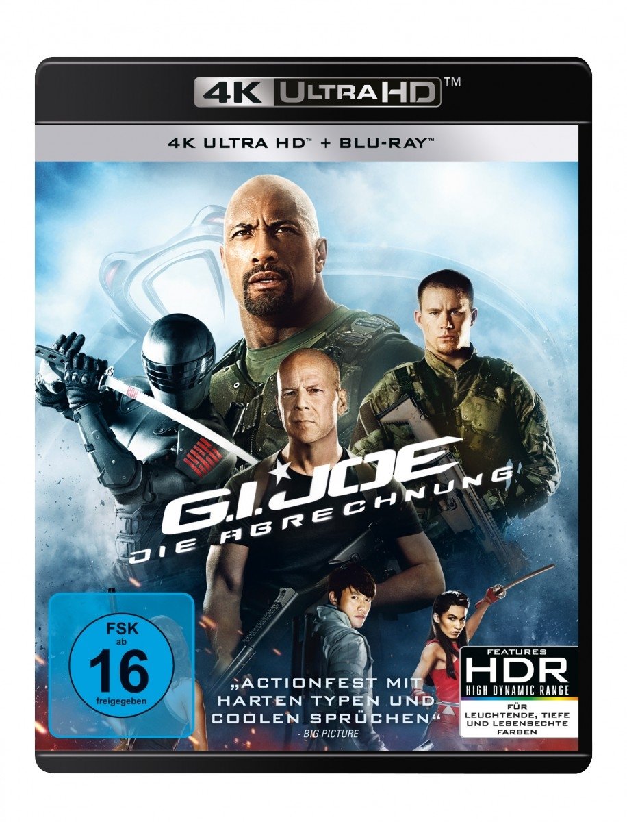 G.I. Joe Die Abrechnung película 4K UHD nitidez superior para cine en casa