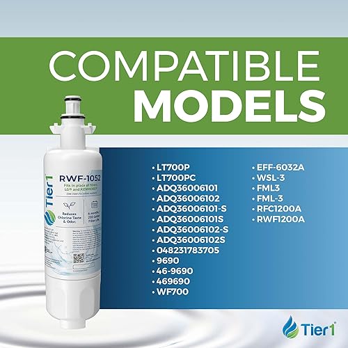 Miniatura 3 de LG LT700P 46-9690 ADQ36006101 Filtro de agua para nevera, comparable