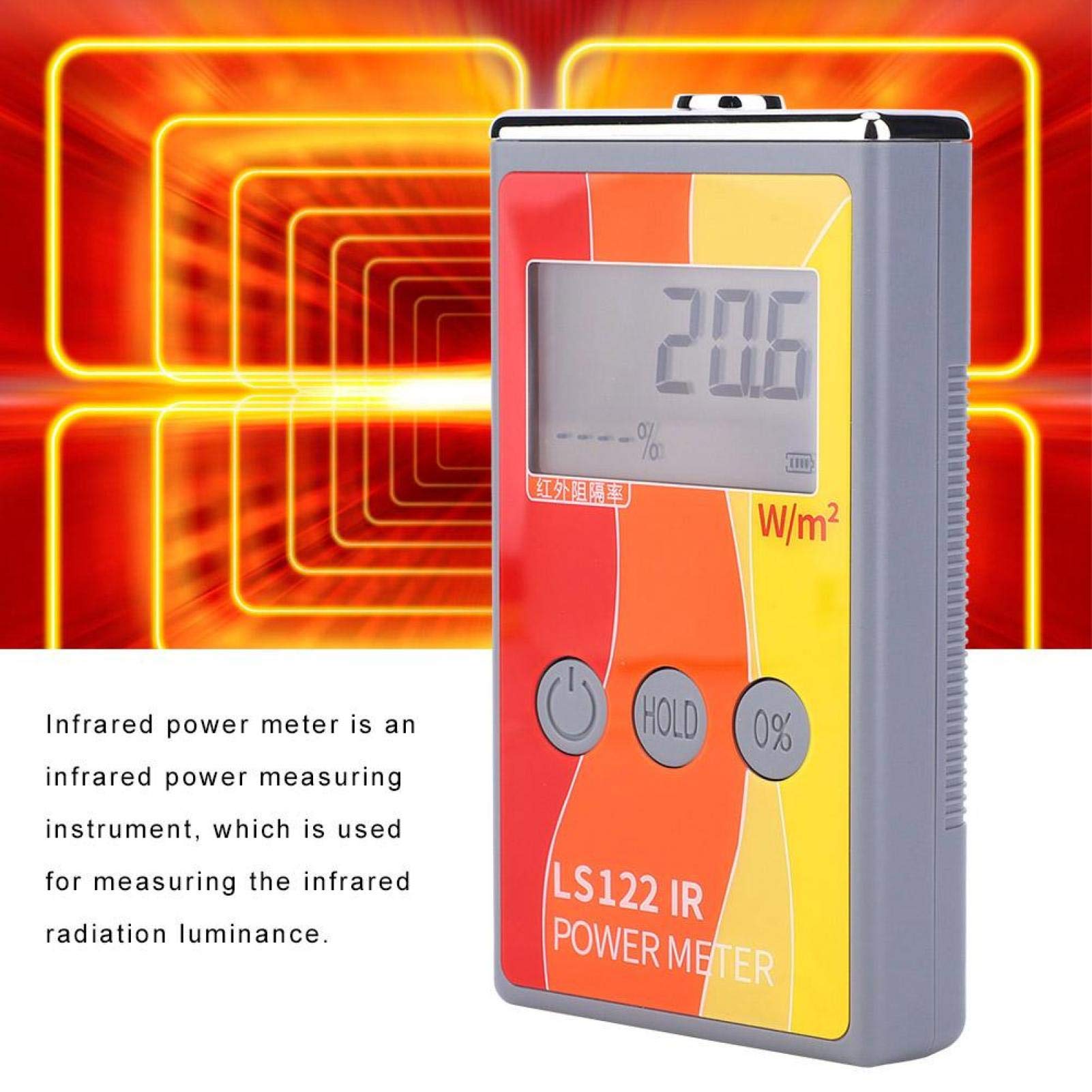 IR Power Meter, IR Power Tester IR Infrarouge Power Meter pour