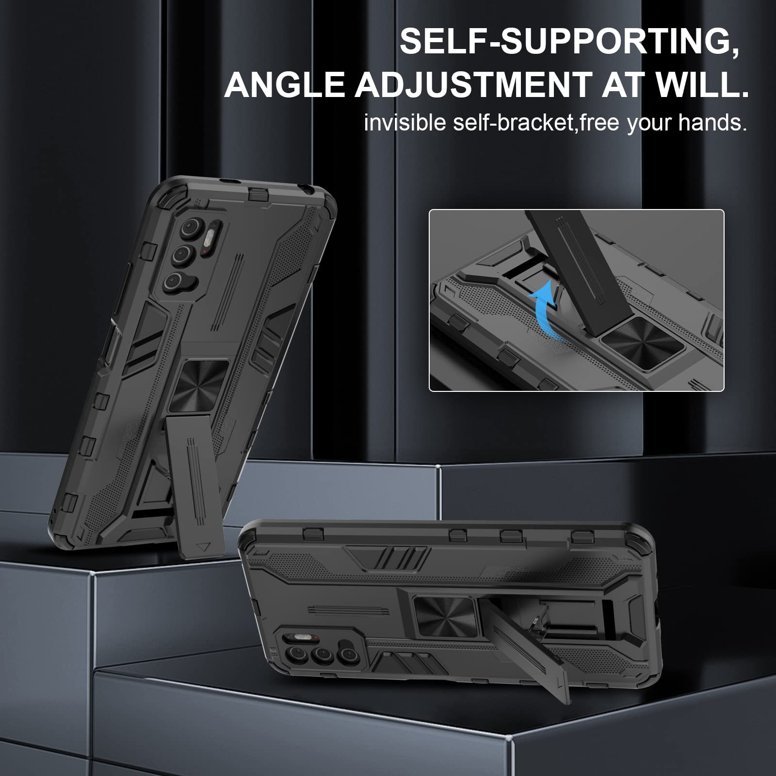 Cover Per Xiaomi Redmi Note 10 5G In Silicone Morbido Trasparente + 2 Pellicole Protettive - Custodia Antiurto Con Cuscino D'Aria