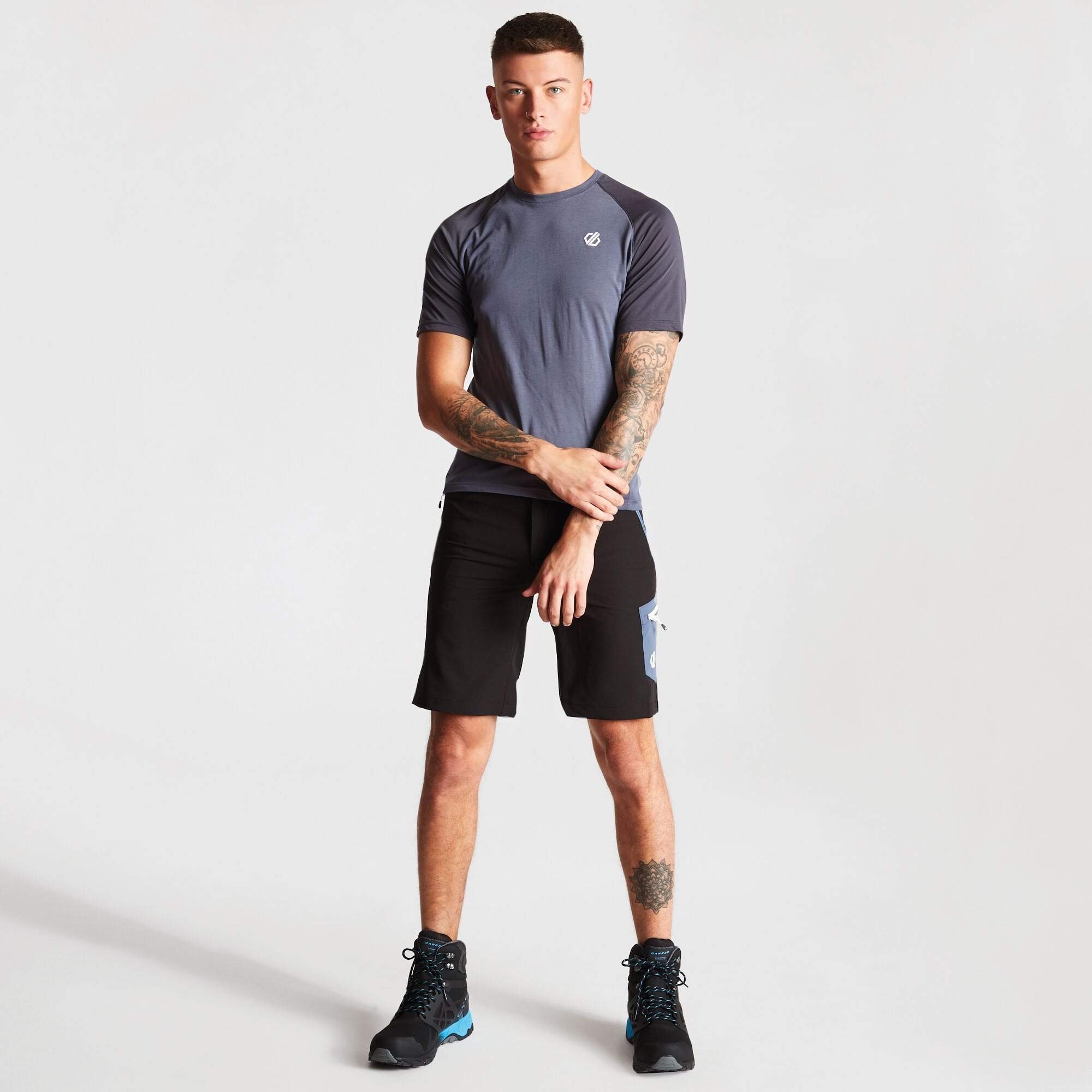Dare 2b Pantaloncini Tecnici Uomo: Leggeri E Traspiranti Per Sport E Attività All'Aperto, Colore Clear Water, Taglia 3XL (Produttore 40)