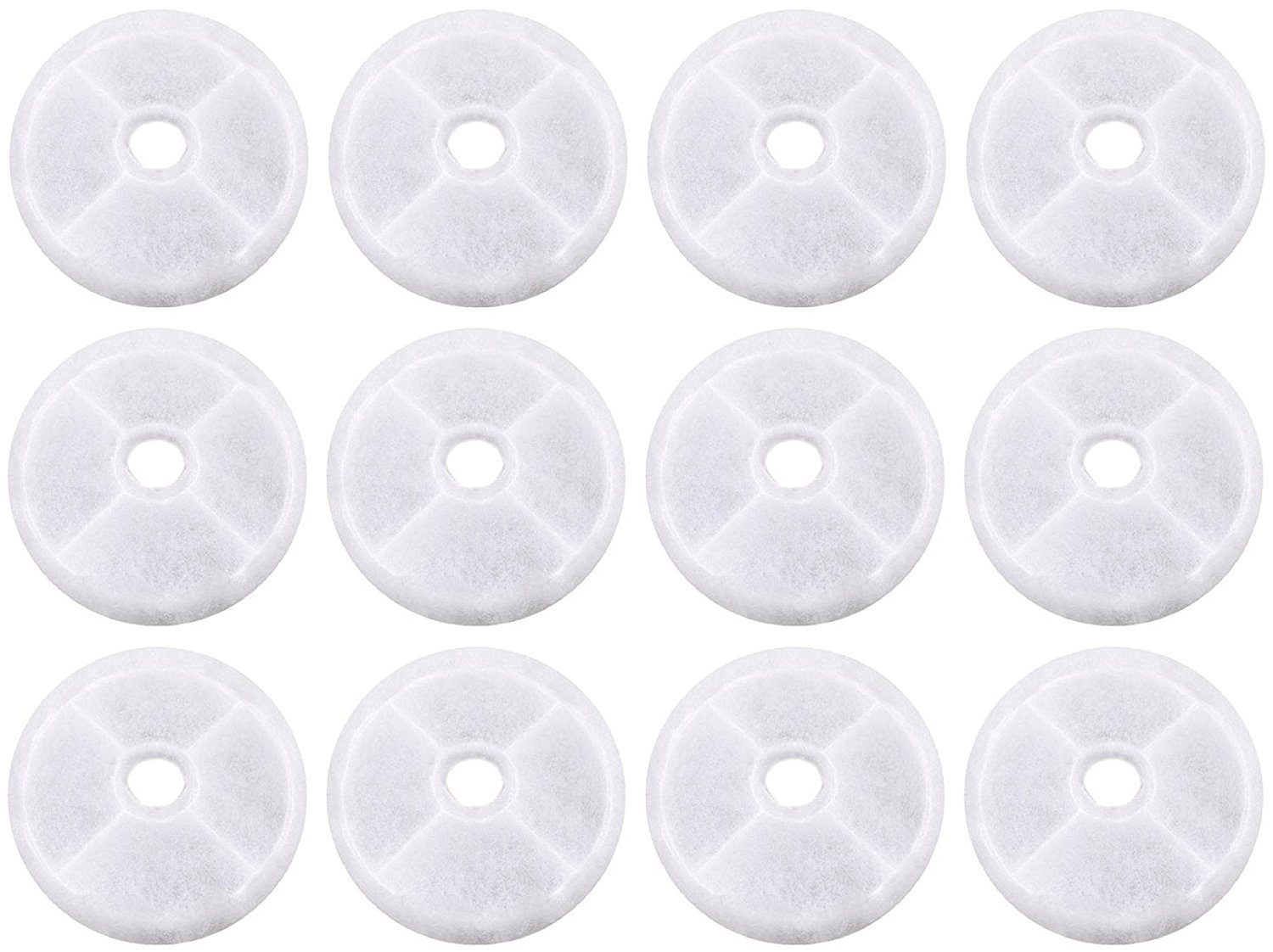 Filtre à eau Nispira compatible Catit Senses et fontaine fleur (Lot de 12)