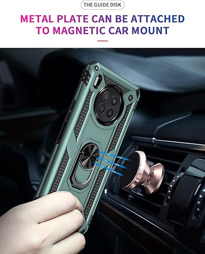 Miniatura 5 de Funda para Huawei Nova 8i Caso, Funda para Honor 50 Lite NTN-L22D, soporte magnético para montaje en coche para Huawei Nova 8i NEN-L22F NEN-LX1 Case