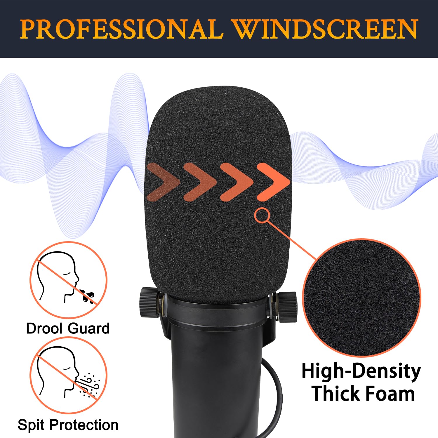 Amazon.co.jp: SOULWIT マイクロフォン ポップフィルター for Shure
