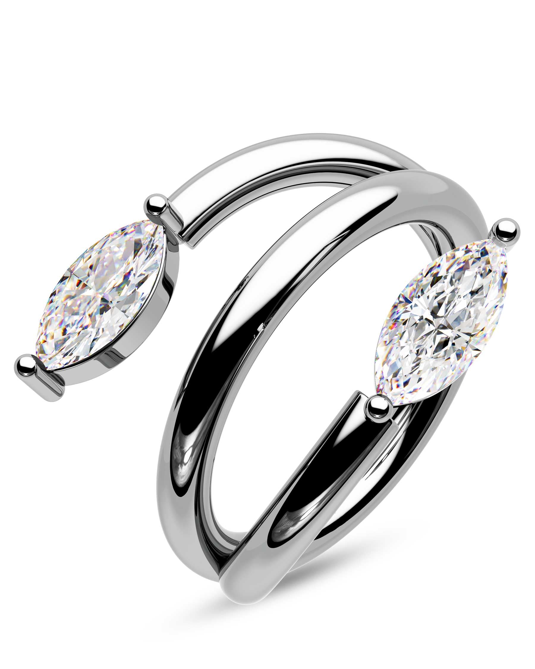 CM Crareesi Mania Star Helix Earrings 316L Surgical Steel Cartilage Earrings 16Gauge Helix Hoop Jewelry Double Helix Piercing Jewelry for Women