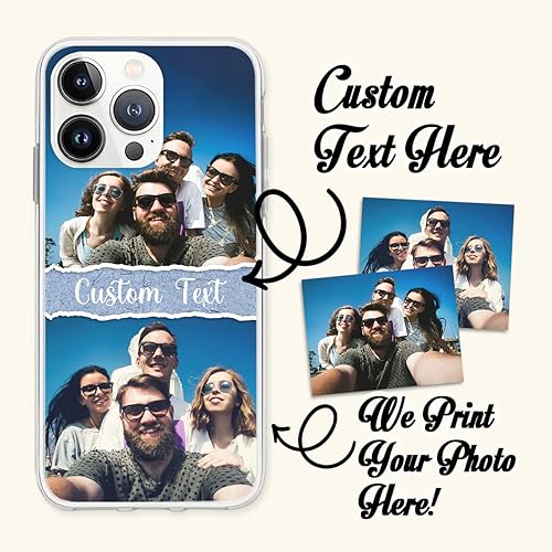Miniatura 2 de CUBICER Fundas de teléfono personalizadas con foto de BES Friend, cubierta suave, regalos de cumpleaños para mujeres y niñas, transparente,