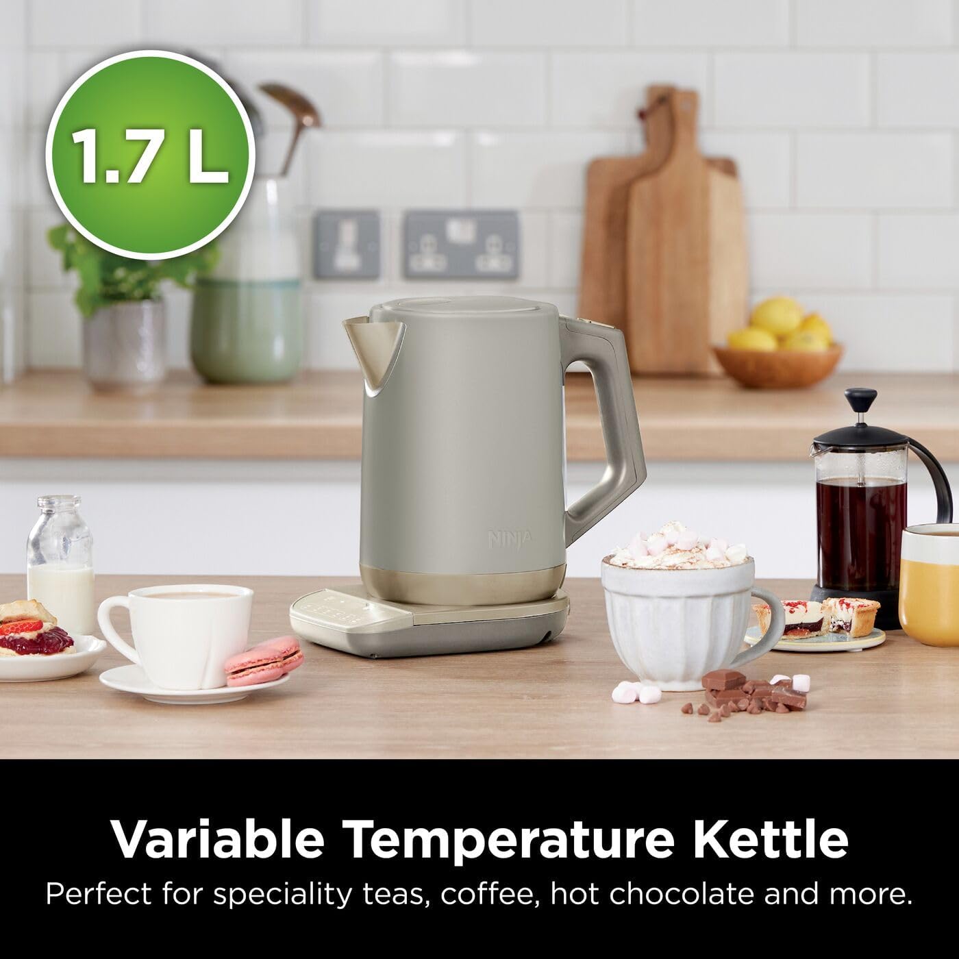 Ninja Ninja Perfect Temperature Kettle, 1.7L (KT201UKSTGD) thumbnail 3