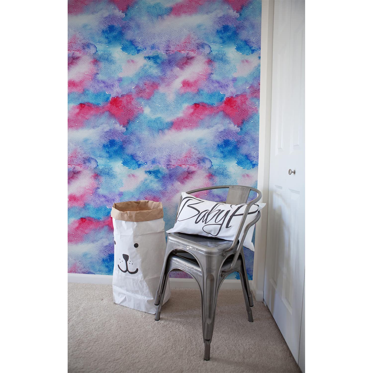Papier peint panoramique nuages abstraits décoration Magic-Stick premium