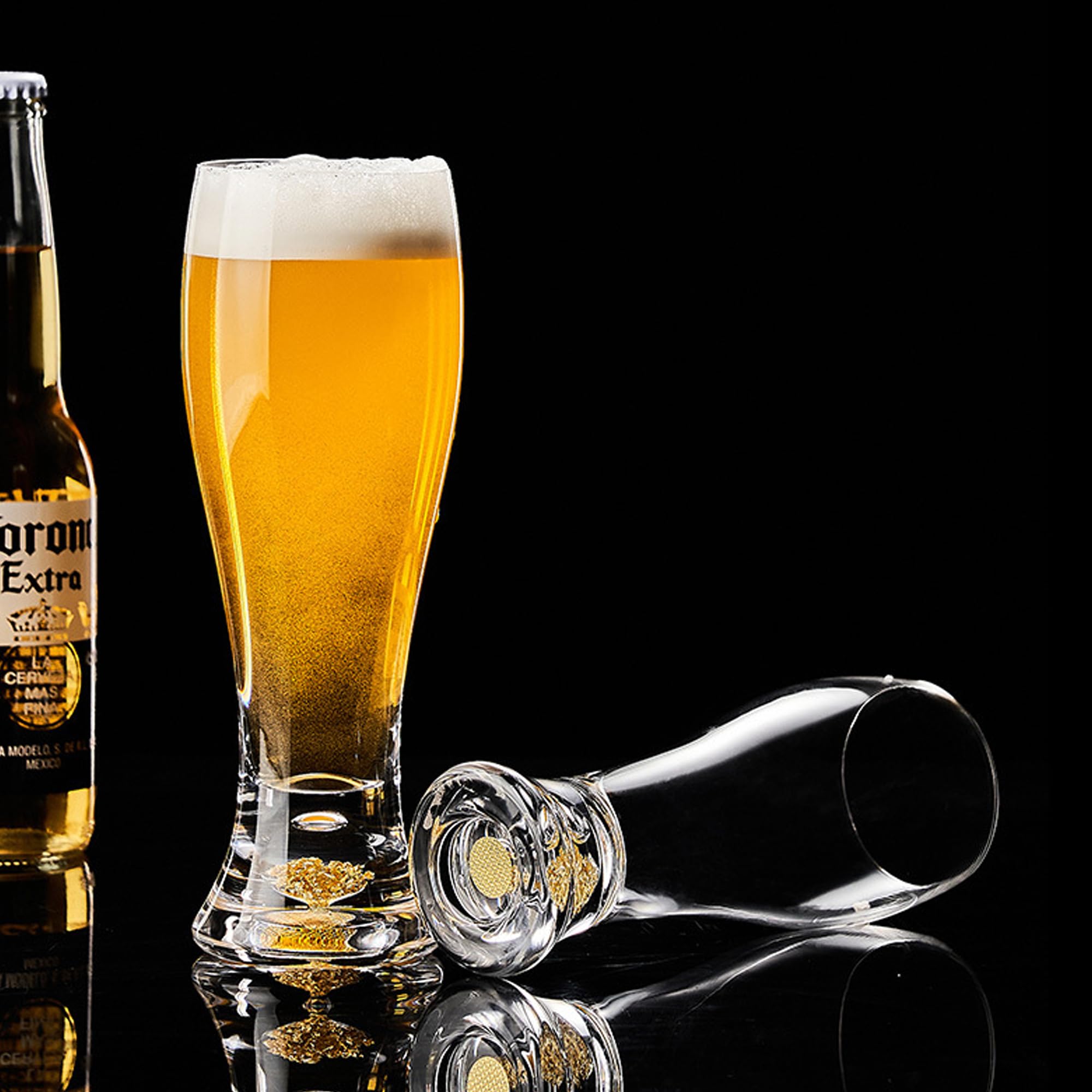 Amazon.com | XIJIXI Pilsner Beer Glasses Ultra-Thin Craft Lead