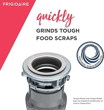 Frigidaire 1/3 HP Direct Wire Garbage Disposal for Kitchen Sinks | FF03DISPD1