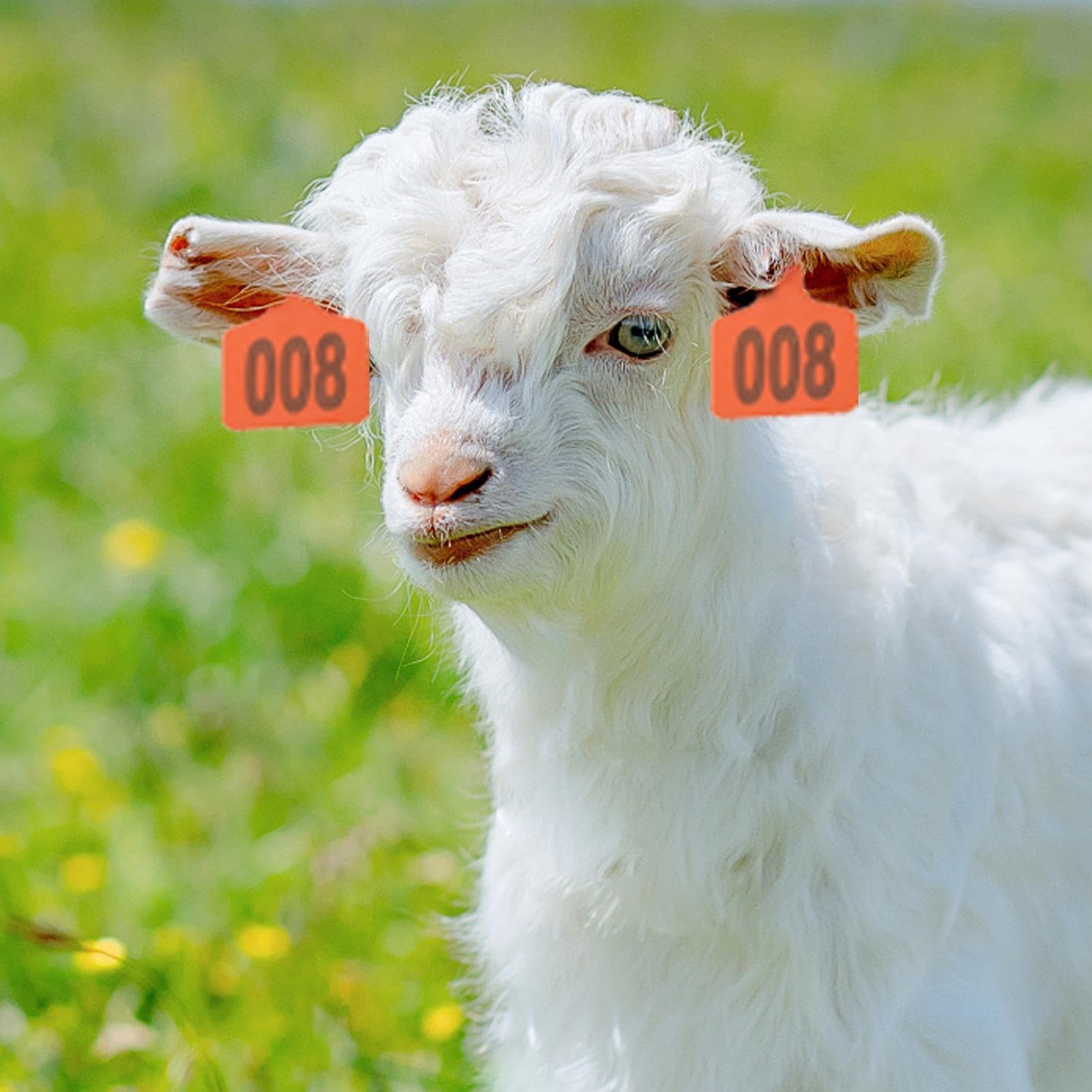 Ensemble d' Auriculaires pour Moutons 001-100 avec applicateur – d'identification du bétail pour Vaches, chèvres, porcs et Animaux de Ferme | Kit d' numérotées
