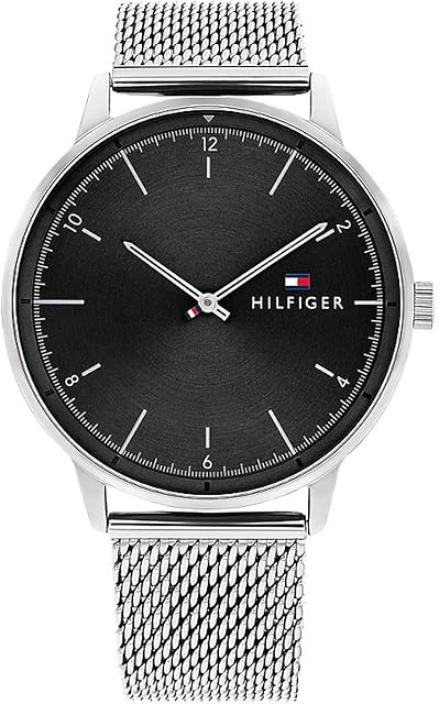 Tommy Hilfiger Mężczyźni Hendrix Zegarek, Czarny, 43 mm