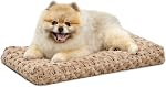 MidWest Homes for Pets Ombré Swirl Plush Pet Bed, 44cm x 29cm x 4.5cm Pet Bed for Toy Dog and Cat Breeds, Mocha, Model 40618-SGB