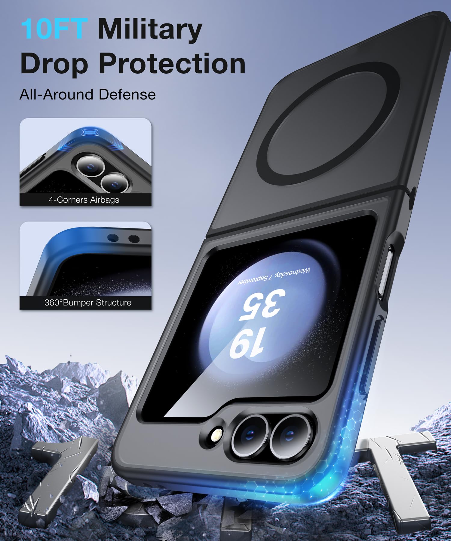 Amazon.com: FNDMIL NO.1 Magnetic for Samsung Galaxy Z Flip 6 Amazon.com: FNDMIL NO.1 Magnetic for Samsung Galaxy Z Flip 6