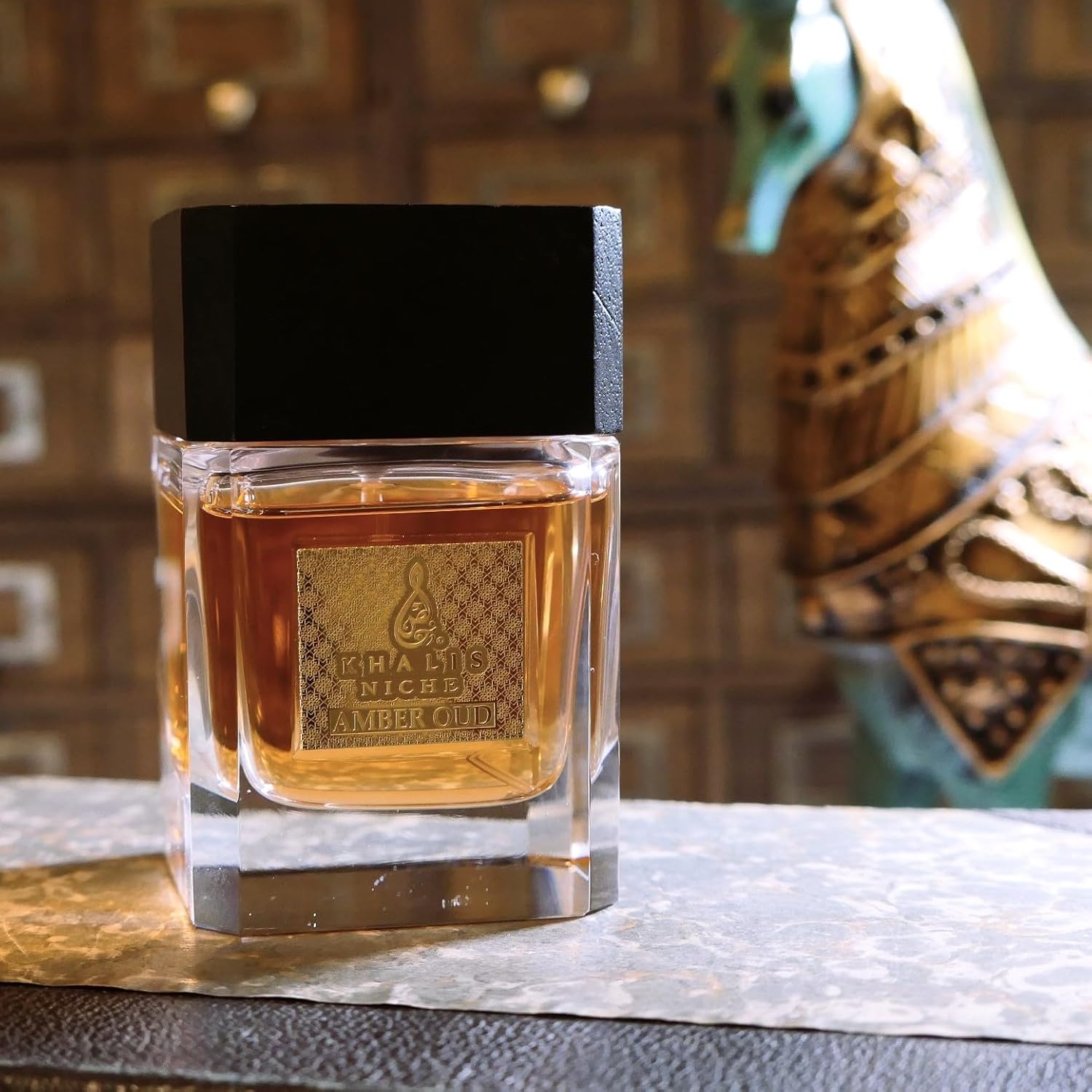 Maison d'Orient Amber Oud Eau de Parfum 3.4 oz - Rich Sumptuous Unisex Perfume with Ripe Raspberry and Orange Accords and Warm Amber loved for its long lasting trail and compliment catching aroma - Image 2