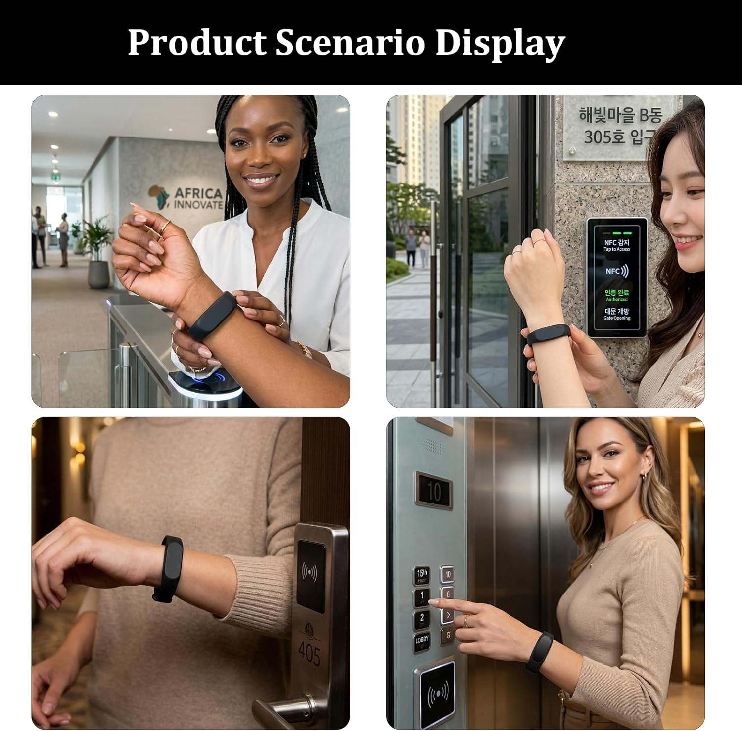 RFID IC ISO 14443A RFID Silicone Wristband/Bracelet UID Changeable Sector0 Block0 Rewritable (RFID 13.56mhz rewrite-1pcs)