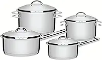 Jogo de Panelas com Fundo Triplo, Tramontina, Solar 65510760, Inox