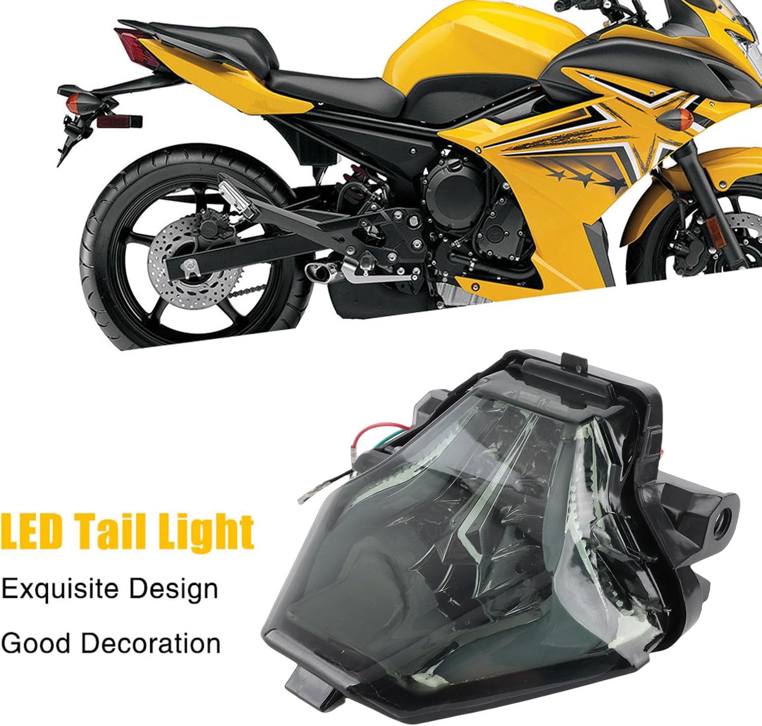 Motorcycle Tail Light, Motorcycle Lights Motorcycle Accessories Motorcycle LED Turn Tail Light Replacement for Motorcycle (blue)