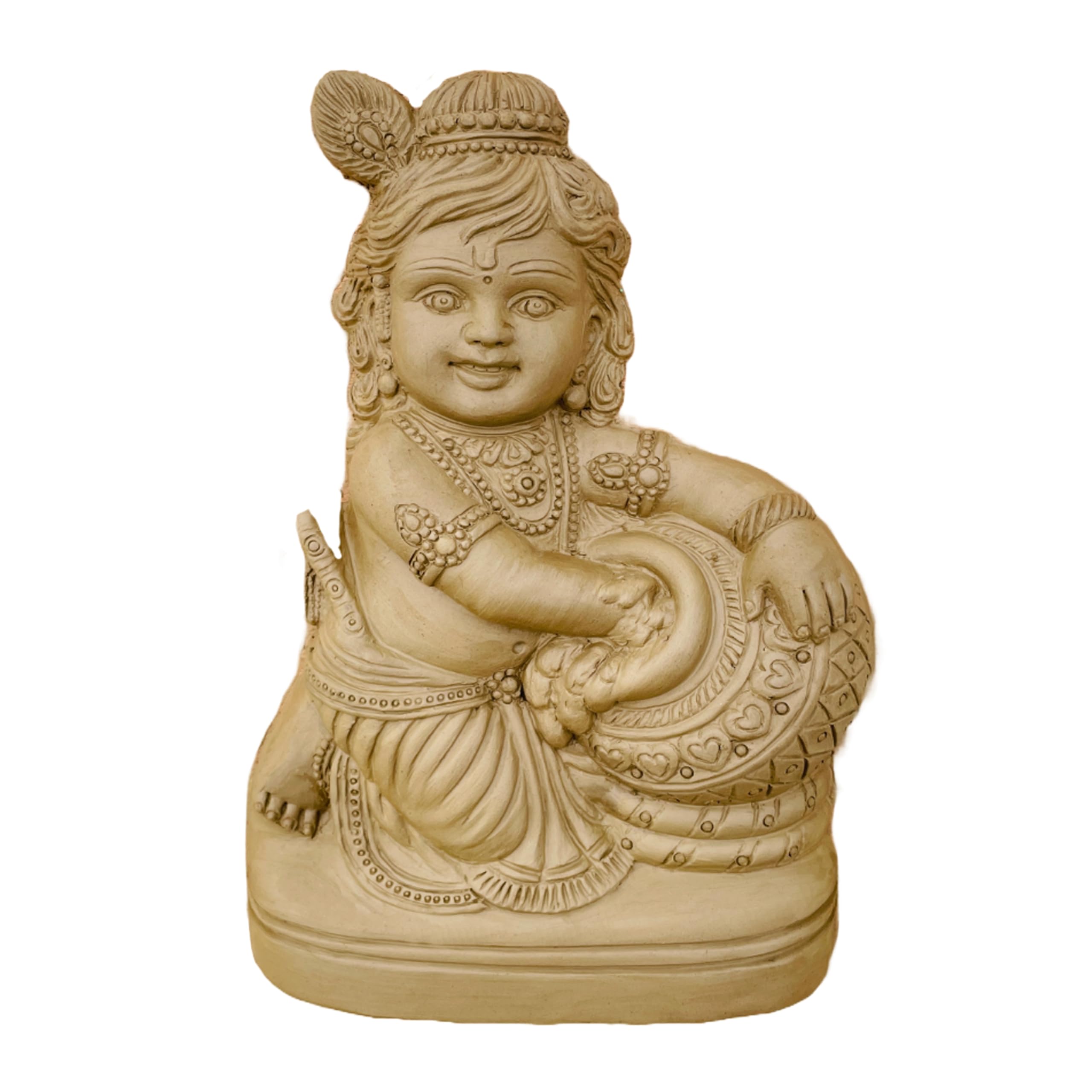 Art sculpture Bal Krishna Makhan Chor Idol Mold – Ideal for Clay Casting | Traditional Design | DIY Art & Craft - Image 7 thumbnail