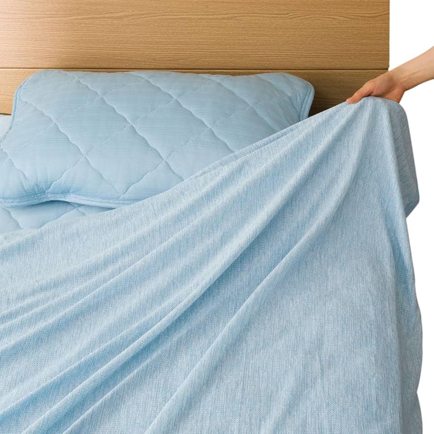 両面使えるひんやりケット3枚 ニトリ Nクール グレーブルー