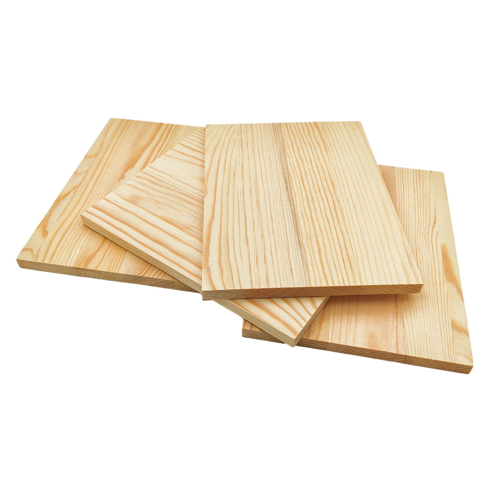 4PCS Rectangle Wood Boards Unfinished Wood Blocks for Crafting 20x15x1cm Blank Whittling Wooden Blocks for Carving,Painting & Burning - Image 4