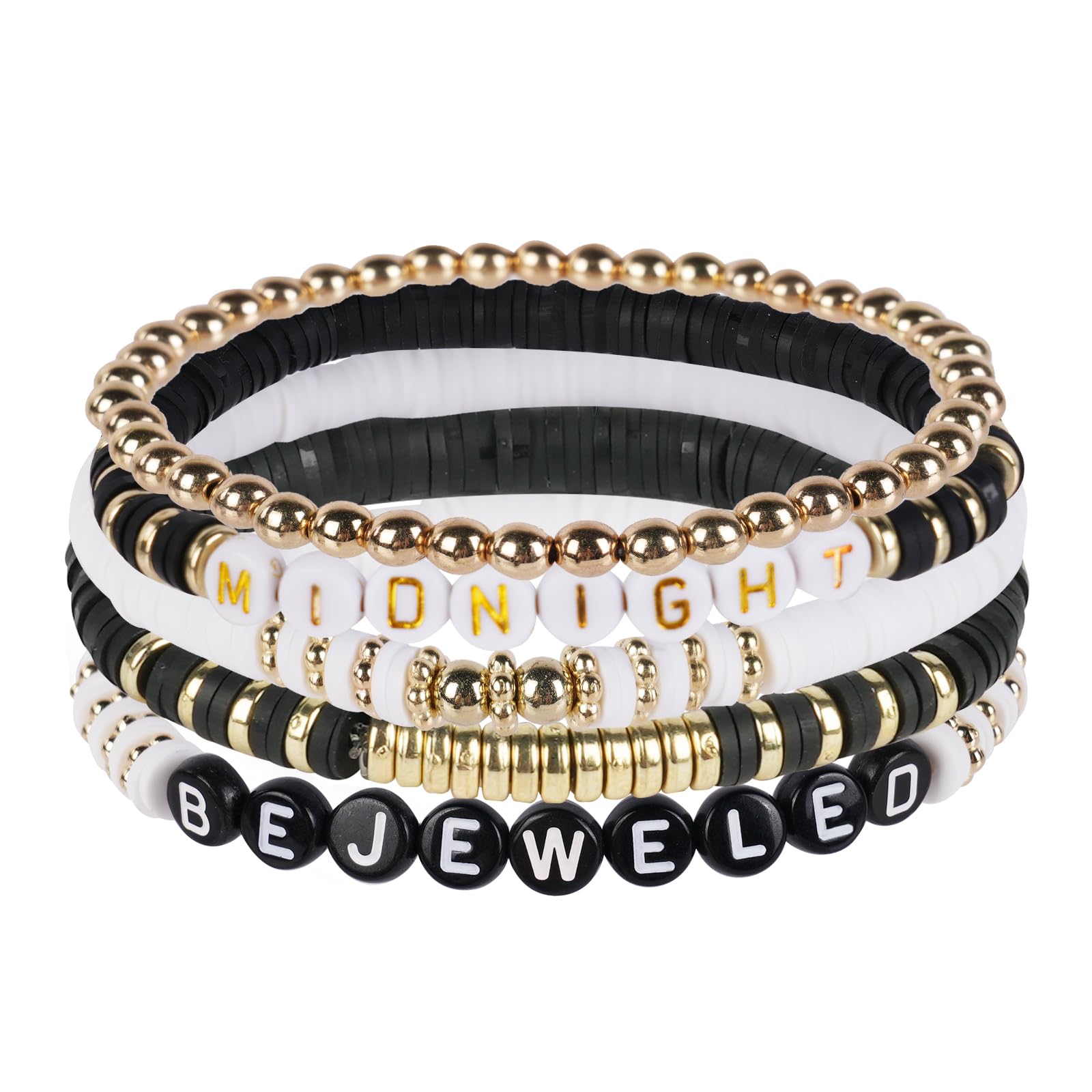 AUAUYTaylor Friendship Bracelets Set, Eras Tour Folklore Lover Reputation 1989 Red Speak Now Fearless TS Inspired Boho Layering Bracelets for Women Girls Kids' Play Bracelets Team Bride Bracelets…