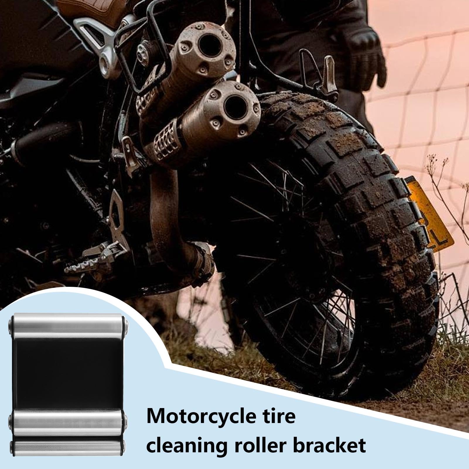 do mycia kół motocyklowych Narzędzie czyszczące koła, akcesoria | Stal Akcesoria motoryzacyjne i rowerowe do konserwacji i czyszczenia opon z połyskiem, motocykle, rowery, powłoka