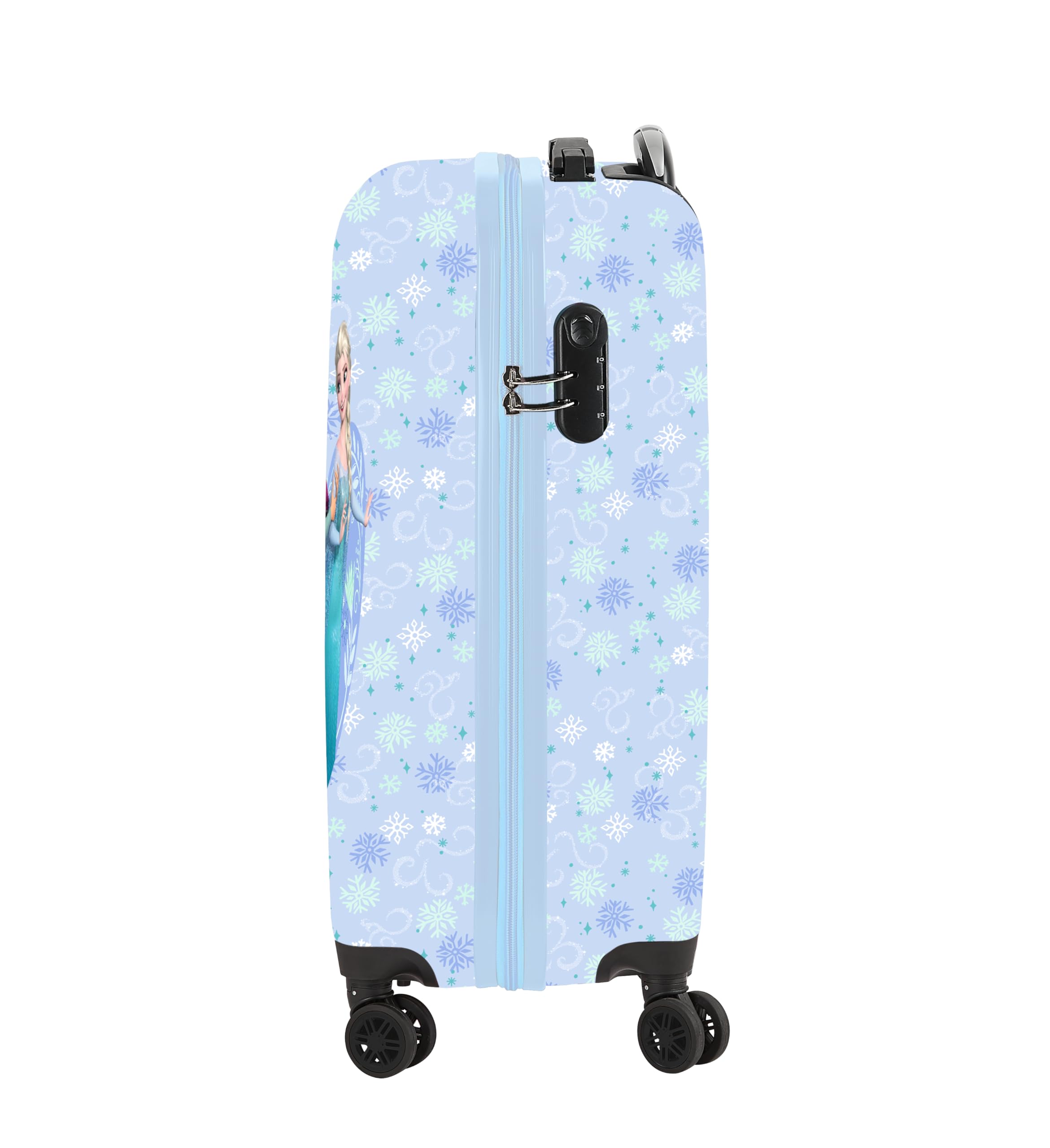 FROZEN - Trolley da cabina 20 pollici, valigia con ruote, lucchetto di sicurezza, valigia leggera, 34,5 x 20 x 55 cm