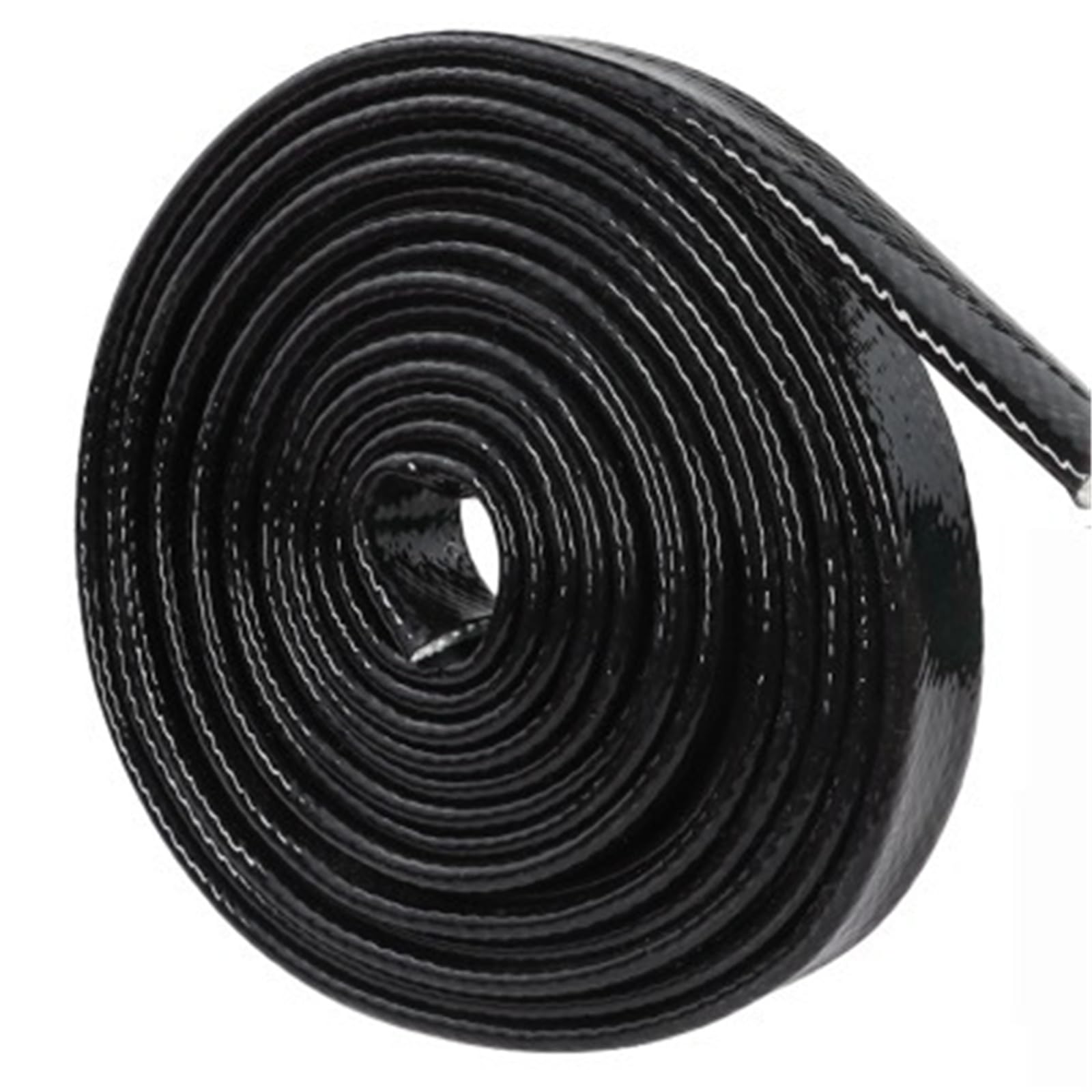 Rubber Hose, High Temp Fireproof Silicone Fiberglass Cable or, Multicolor, 4-20 mm(Black,15MM-1M)