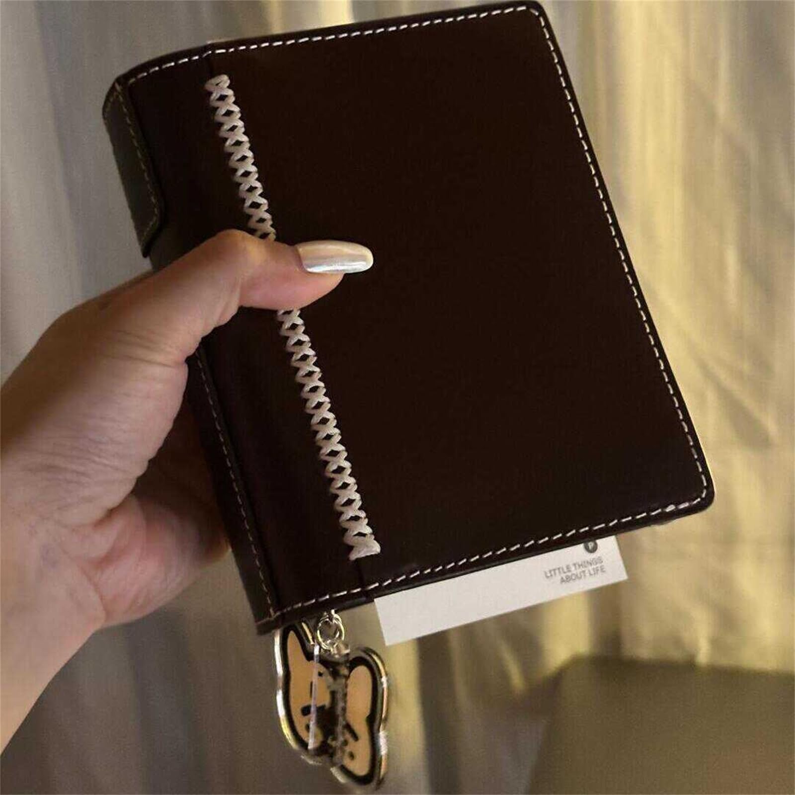 Amazon.co.jp: システム手帳 A7サイズ 2穴リングノート ビジネス手帳
