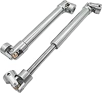 Vista 1 de Eje de transmisión de acero inoxidable 4.409-6.496 in para 1/10 RC Crawler Traxxas TRX6 Axial SCX10 Wraith Capra D90 TF2 Redcat GEN8