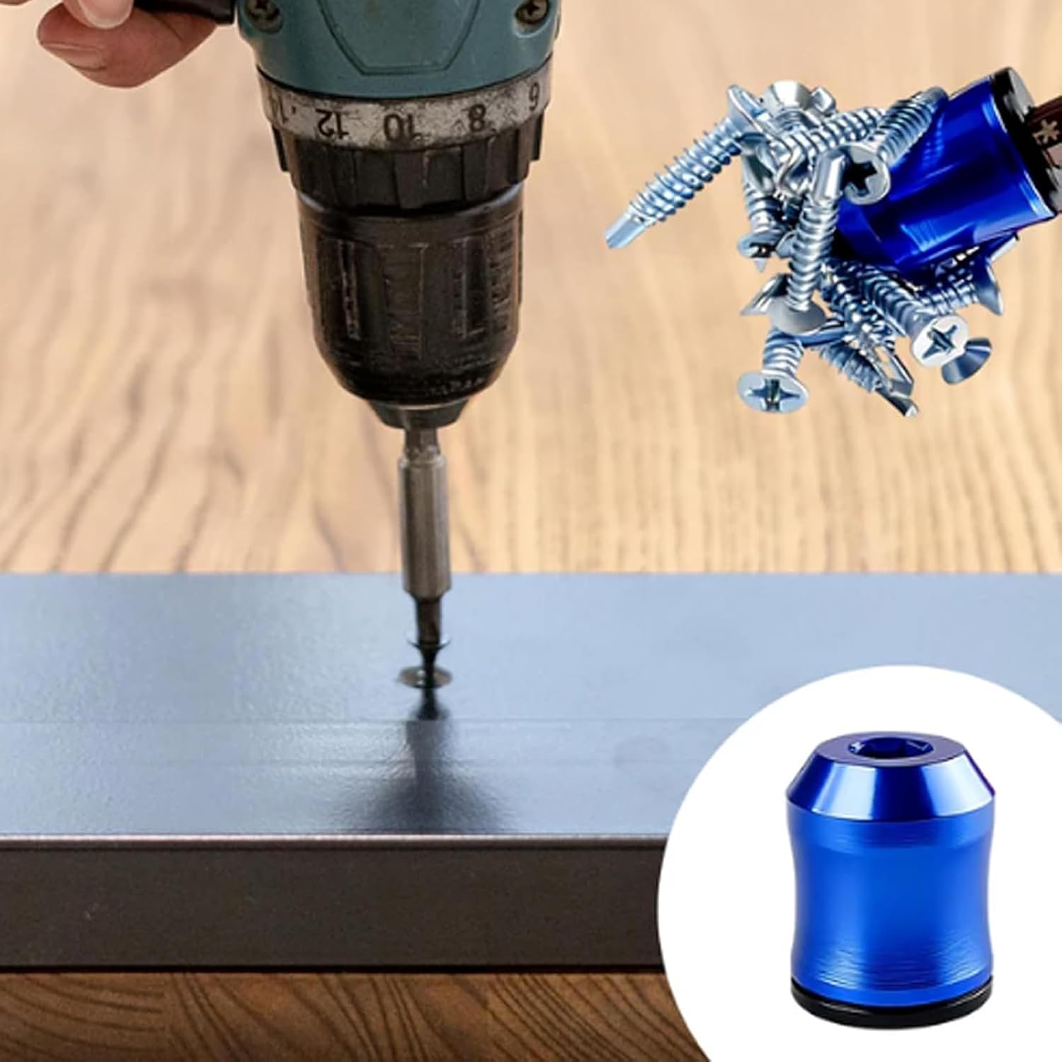 Magnetic Screwdriver Bit Holder 5-Piece Set with Strong Grip for Tight Spaces Electronics Repair Auto DIY and Professional Use