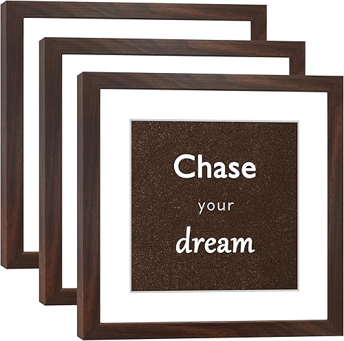 Miniatura 52 de Juego de 3 marcos para diploma de 8.5 x 11 pulgadas con vidrio de alta definición, para pared y mesa, color negro