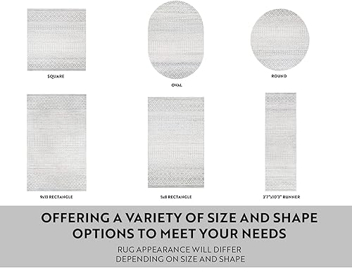 Miniatura 3 de Artistic Weavers Chester - Alfombra marroquí bohemia de pasillo, 2 pies y 7 pulgadas x 10 pies, color gris