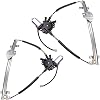 BESTPRICE 2x Fensterheber vorne rechts elektrisch mit Elektromotor Kompatibel mit VW GOLF 2 (19E 1G1) JETTA II (19E 1G2 165)